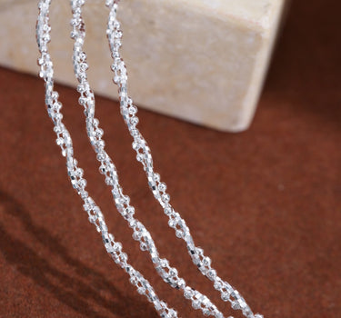 Silver Bead Necklace