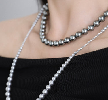 Black Pearl Necklace