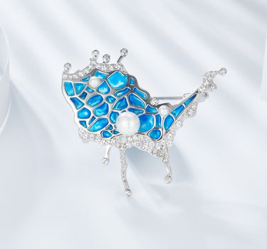 Blue Tears Brooch